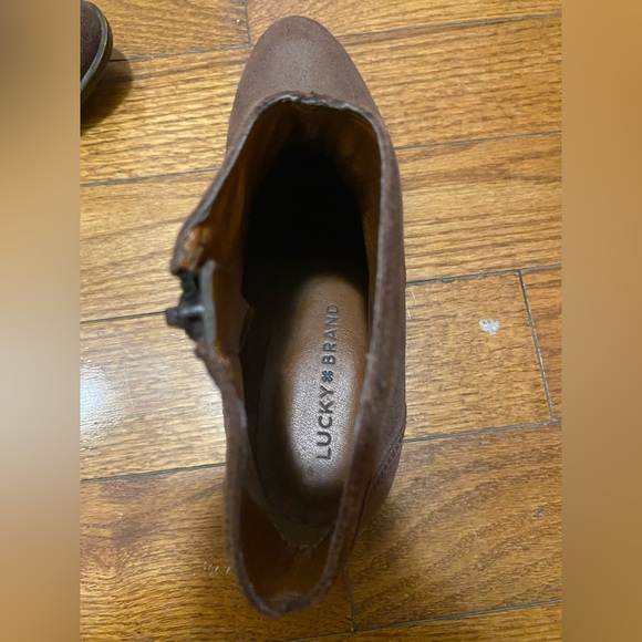 Lucky Brand Leather Ankle Boots | Size 6 | Brown | [LIKE NEW] - Picture 7 of 8